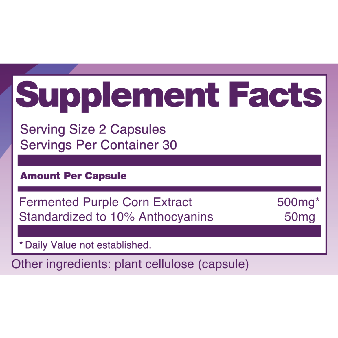 Fermented Purple Corn Extract Fermented Purple Corn Extract
