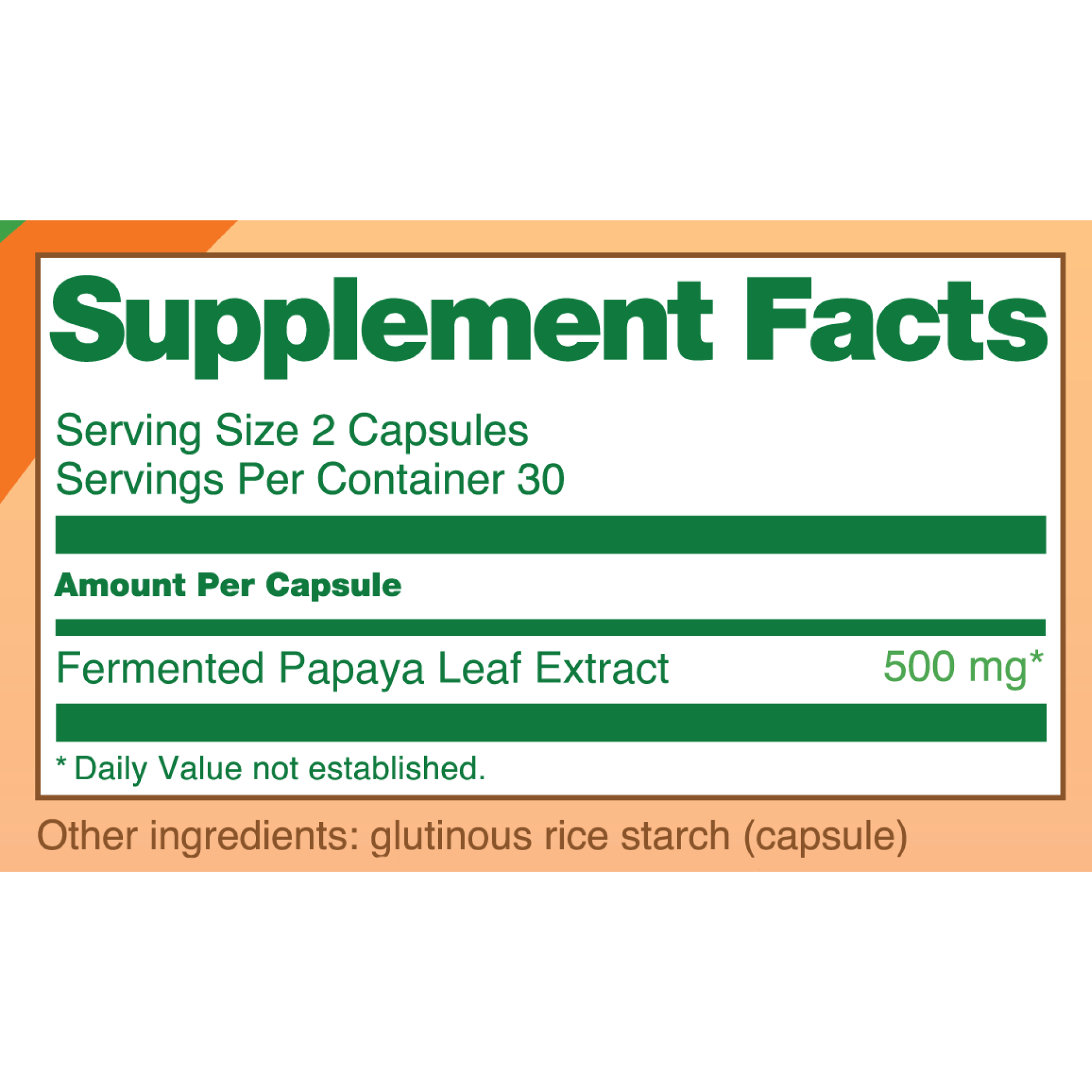 Fermented Papaya Leaf Extract