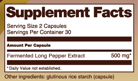 Fermented Long Pepper Extract Fermented Long Pepper Extract